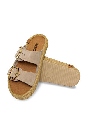 Bohonomad Sydney Kadın Terlik - Taupe SYD12-00025