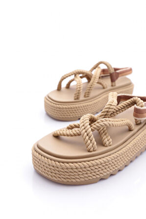 Nomadic Republic Chunky Platform Kadın Halat Sandalet