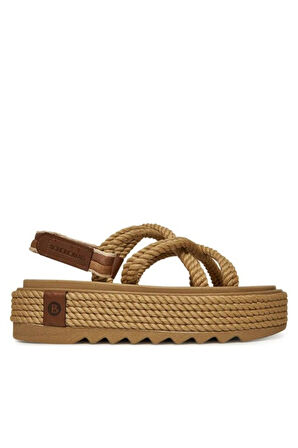 Nomadic 2025 Yeni Sezon Bodrum Chunky Platform Halat Sandalet