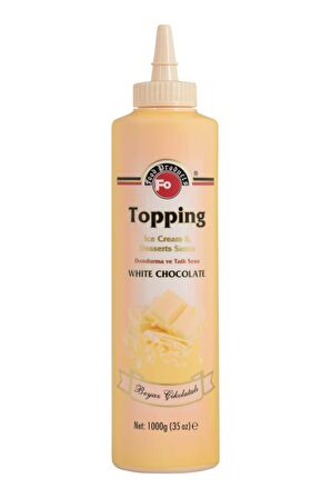 Topping Beyaz Çikolata Sos 1000 gr