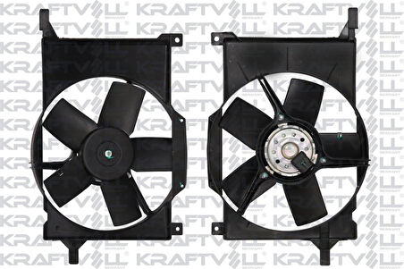Opel Fan Motoru Davlumbazlı Opel Combo / Corsa B / Tigra 240w 300mm - Kraftvoll 08120036