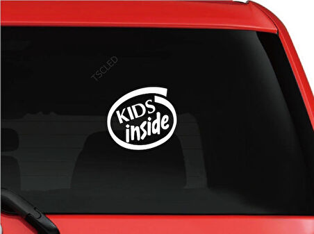Arabada Bebek Var Sticker Yapıştırma