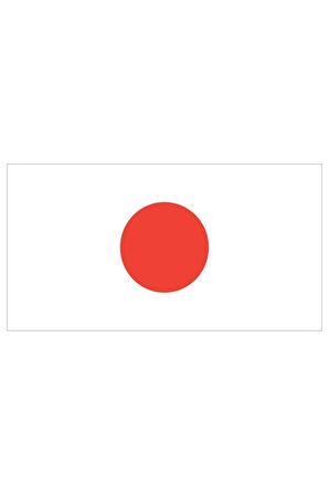 Japon Japonya Bayrağı Sticker 20CM