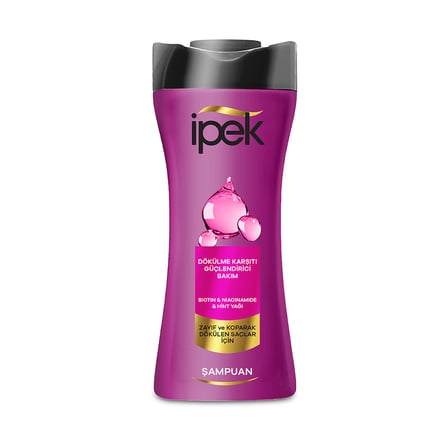 İpek Biotin & Niacinamide & Hint Yağı Zayıf ve Saçlar İçin Şampuan 480 ml