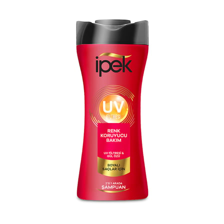 İpek Gül Özü & UV Fitresi Boyalı Saçlar İçin Şampuan 480 ml