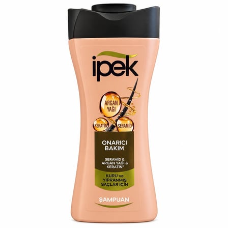 İpek Onarıcı Bakım Seramid & Argan Yağı & Keratin Özlü Şampuan 480 ml