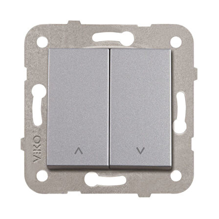 Viko Artline Novella Gümüş Jaluzi Kumanda Anahtarı Çerçevesiz 92605016