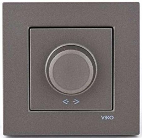 Viko Novella Antrasit Dimmer Rl 600W Çerçeveli