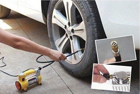 Mytol Araba Oto Araç Lastik Şişirme Pompası Metal Gövde