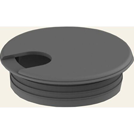 Kablo Kapağı Çap 63mm 8'li Paket Siyah