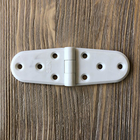 Plastik Oval Menteşe 11cm - 2 Adet Beyaz