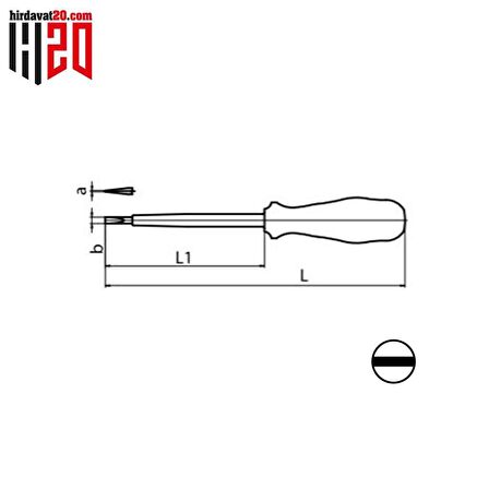 İzeltaş Master Kontrol Kalemi 165mm 4555170165 (Düz Uçlu)