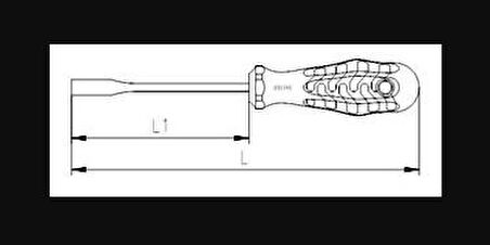 İZELTAŞ 6 mm. Lokma Tornavida 4770 19 0060