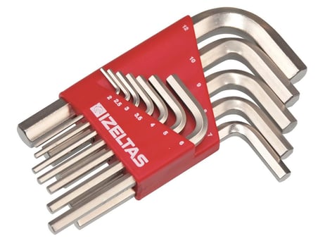 İzeltaş 4900 Allen Anahtar Takımı 10 Parça 2-12 mm
