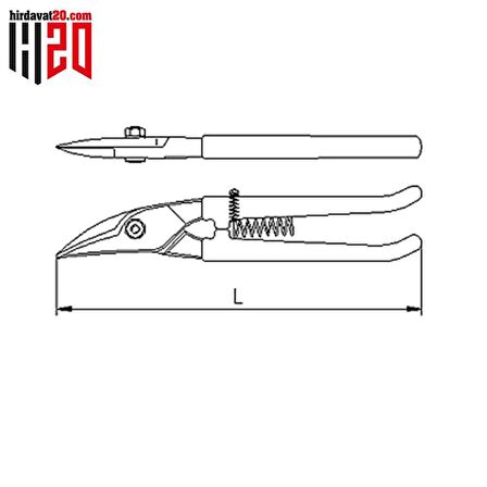 İzeltaş Kaportacı Makası Sol 300mm - 6211270300