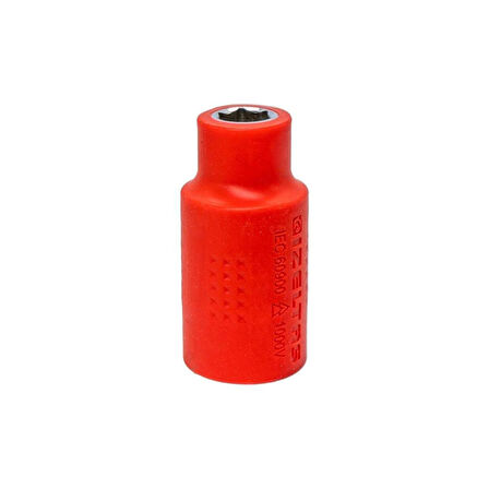 İzeltaş 13000005150 1000V 1/2” Altı Köşe Lokma Anahtar 12 mm