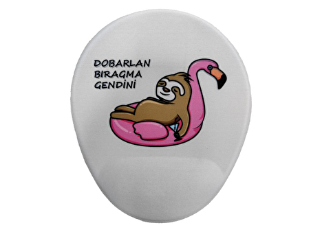 Dobarlan Bıragma Gendini Desenli Oval Mousepad