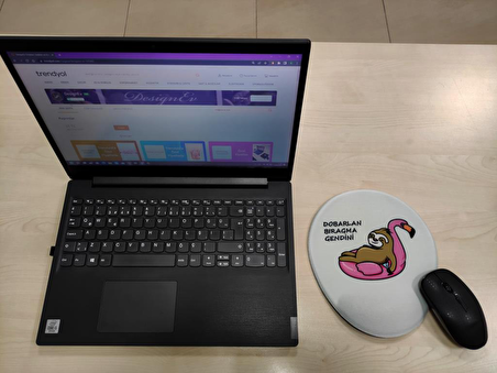 Dobarlan Bıragma Gendini Desenli Oval Mousepad