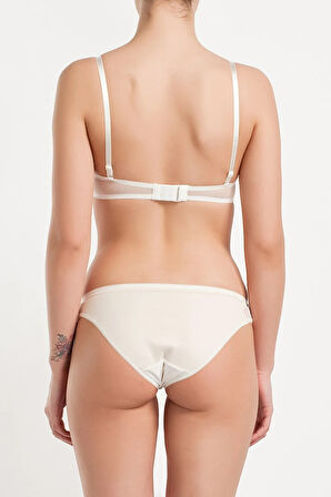 Kadın Ekru Destekli Sütyen Takım 4432