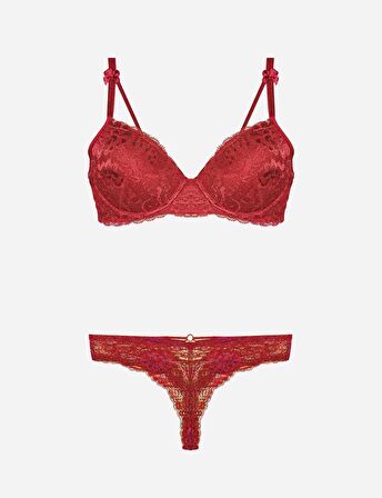 NURTEKS GÜPÜRLÜ DESTEKLİ SÜTYEN TAKIM 4430