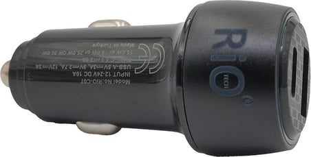 Rio Tech Hızlı Araç Şarj Cihazı USB Ve Type-C 48W PD QC