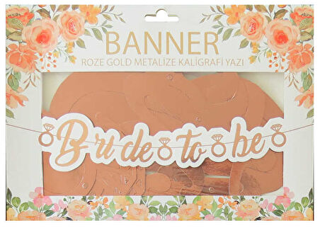 FLAMA BRIDE TO BE METALİZE ROSEGOLD 1 SET