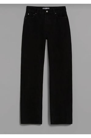 Nvn Hsn Cnk Ikon Siyah Likralı Süper Extra Yüksek Bel Palazzo Salaş Jean Pantolon New Sezon