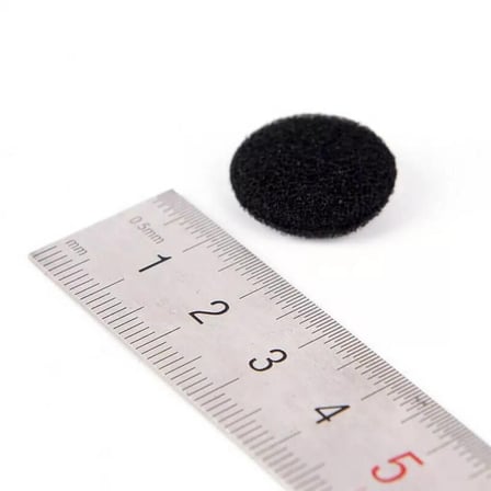 Kulaklık Süngeri, Kulaklık Yastığı 24 Adet (18 mm) - SİYAH