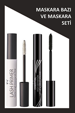 Essential Lift-Up Hacim Maskara & Lash Primer Maskara Bazı Seti