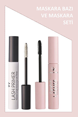 Eyeful Lashes Hacim Maskara & Lash Primer Maskara Bazı Seti