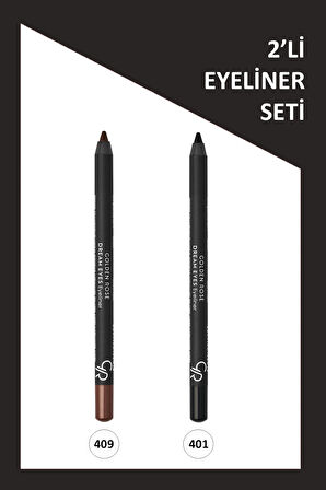 Dream Eyes Eyeliner 2'li Göz Kalemi Seti- No: 401-409