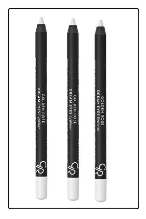 Golden Rose Beyaz Göz Kalemi - Dream Eyes Eyeliner No:405 X 3 adet