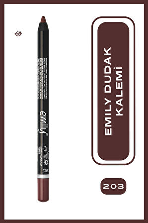 Emily Long Lasting No:203 x2 ve Lipliner No:212 x2 Dudak Kalemi Seti