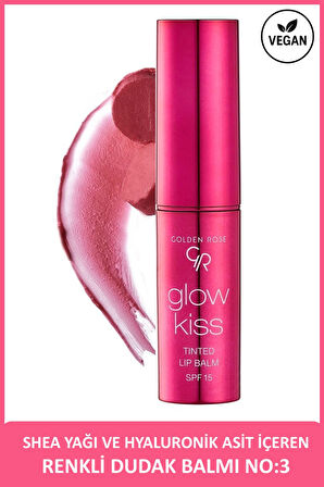 Glow Kiss No:05 - No: 01 - No: 03 Renkli Dudak Nemlendirici Seti