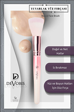 Devobis Round Face Brush Yuvarlak Yüz Fırçası