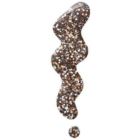 Golden Rose Keratin Nail Color Glitter No:404