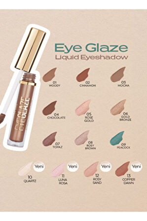 Eye Glaze Liquid Eyeshadow 12 Rosy Sand Likit Far 3,5 ml