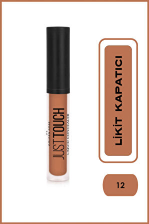 Just Touch Liquid Concealer 12 Vitamin E ve Niacinamide İçeren Likit Kapatıcı 3,5 ml