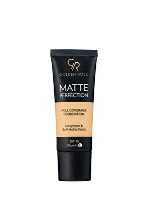 Matte Perfection Foundation Warm 02 Söğüt Özü & Üzüm Çekirdeği Yağlı Mat Fondöten 35 ml