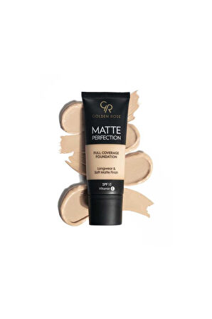 Golden Rose Matte Perfection Full Coverage Foundation Natural 01 