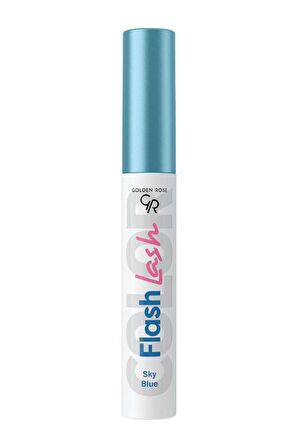 Golden Rose Flash Lash Colered Mascara No:03 Sky Blue - Renkli Maskara