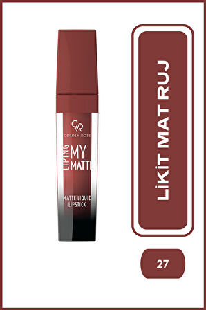 Liping My Matte 27 Likit Mat Ruj 5,5 ml