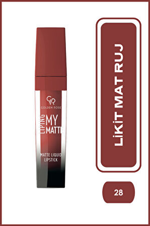 Liping My Matte 28 Likit Mat Ruj 5,5 ml