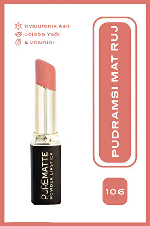 Pure Matte Powder Lipstick 106 Pudramsı Mat Ruj 3,5 g
