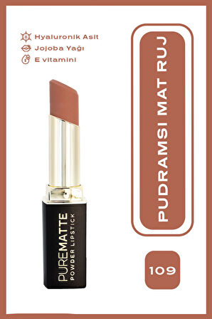 Pure Matte Powder Lipstick 109 Pudramsı Mat Ruj 3,5 g