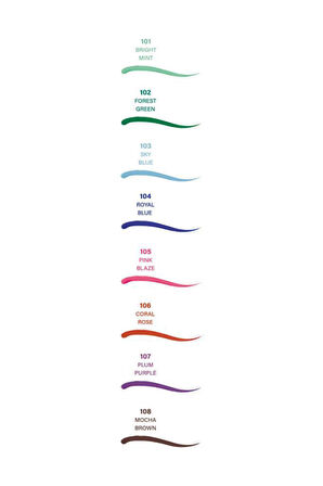 Golden Rose Flash Lash Colered Eyeliner - 107 Plum Purple