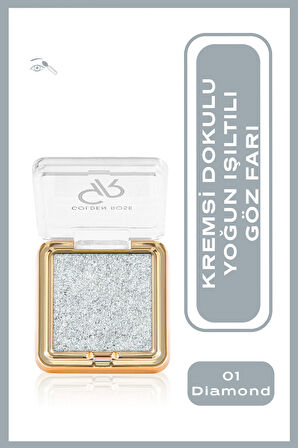 Glitter Glow Eyeshadow No:01 Diamond Simli Işıltılı Far 2,5 g