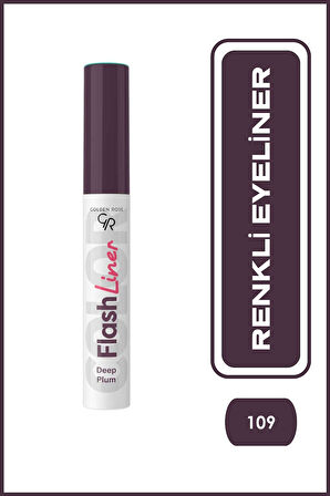 Flash Lash Mürdüm Maskara ve Flash Liner Makyaj Seti