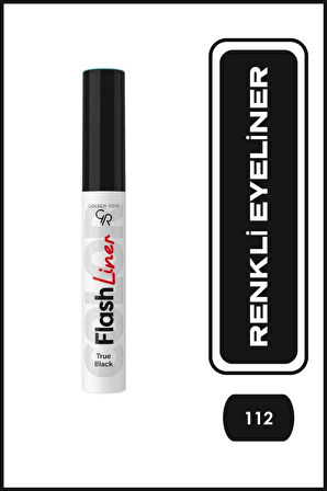 Golden Rose Flash Liner Colored Eyeliner No:112 True Black - Renkli Eyeliner