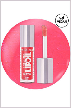 Sweet Kiss Lip Oil Gloss No:03 Dudak Parlatıcı Yağ Ahududu, Gül & Jojoba Yağlı 4,7 ml